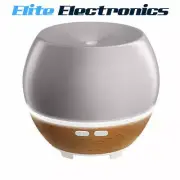 HOMEDICS ELLIA AWAKEN GREY ULTRASONIC LIGHT OIL AROMA DIFFUSER