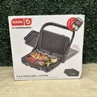 Dash MultiMaker Flex Press Grill System, Grill + Griddle, Removable Plates