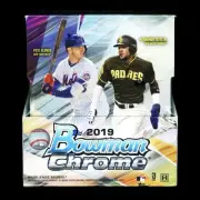 2019 Bowman Chrome Baseball Hobby Box