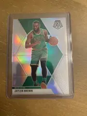 2019-20 Mosaic Jaylen Brown #89 Silver Prizm SSP Celtics Rare Invest Hot!
