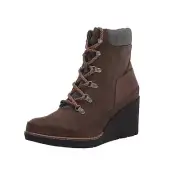 Dr. Scholl’s Women's Lada Lace Up Wedge Booties Olive Green Size 11
