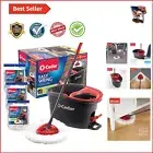 Triangle Mop Head Spin Mop with Telescopic Handle for Easy Floor Cleaning