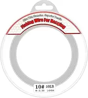 Clear Fishing Wire for Jewelry Making - Fishing Lines Nylon,328ft Invisible Hangable Wire 50 Lbs for Picture Crafts Decorations for Beading Sewing