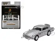 ASTON MARTIN DB5 RHD BIRCH SILVER "GOLDFINGER" 1/64 DIECAST BY MINI GT MGT00900