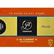 Gonzalez Eb Clarinet Reeds Strength 4.5, Box of 10
