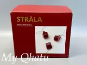 IKEA STRALA Red Shining Houses LED String Lights 12 Lights, Battery Operated