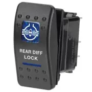 Narva 63138BL "12 Volt Illuminated Off/On Sealed Rocker Switch with ""Rear Di...