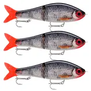 3x Rapala Super Shadow Rap Glide 11cm Jointed Swimbait Lures - Live Roach