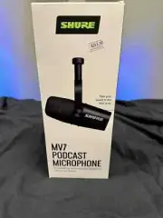 Shure MV7 Podcast Microphone Black