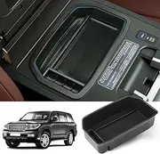 JSCARLIFE Car Center Console Armrest Box Glove Box Organizer Tray Secondary Storage Compatible For Toyota Land Cruiser 2008-2020