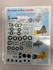 NEW Vtg ILIAD Design 48010 Texans Harvards War Model Airplane 1/48 Decal (BK3)