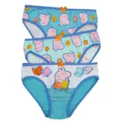 Rio Girls 3 Pack Peppa Pig Briefs Underwear size 4 6 Colour Peppa Pig