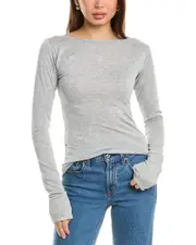 DL1961 Boatneck Wool-Blend Top