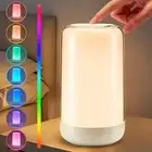 Night Light, Touch Lamps for Bedrooms Living Room, Multi-Color RGB