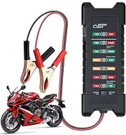 Car Battery Tester - 12V/24V Automotive Batteries & Alternator Diagnostic Tool | Charging & Cranking Analysis for Motorcycle, Truck, Boat, RV, Marine