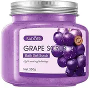 Grape exfoliating and cleansing scrub, body cleansing scrub, grape scrub, scrub (Grape scrub 350g)