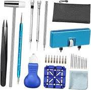 [Ｓｉｍｈｏａ] Watch Link Remover Watch Repair Kit Watch Case Opener with Bag Multipurpose Professional Watch Link Removal Tool