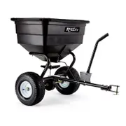 PLANTCRAFT Tow Behind Broadcast Seed Fertiliser Spreader 90kg 105L Tow Rotary Seeder