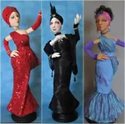 Cloth Art Doll (Paper) Pattern "Diva" by Arley Berryhill
