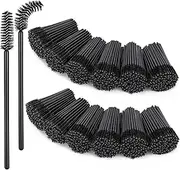 BTYMS 1200 Pieces Disposable Mascara Wands Eyelash Brush Brow Brushes Applicators Lash Spoolies for Eye Lash Extension - Black