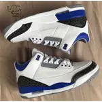 AIR JORDAN 3 "RACER BLUE" 賽車藍 白藍 爆裂紋 運動 籃球鞋 CT8532-145