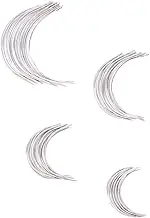 OHPHCALL 200pcs Curved Weaving Needles C Type Hand Sewing Needles for Crafting Wig Making Repair Durable Strong Quality