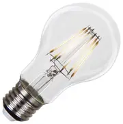 LED Filament Globe Bulb 60mm 3000k E27 8W Dimmable Clear Short Filament ceramic