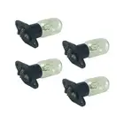 4x LIGHT GLOBE FOR PANASONIC NN-S752 MICROWAVE OVEN