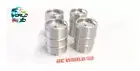 1:10 MINI SCALE BEER KEG FOR RC CRAWLER TRUCKS ACCESSORIES DIORAMA MODEL SILVER
