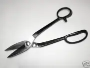 12" SCISSORS PATTERN PAPER SNIPS "PAVIA" BRAND BLACK