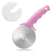4 Inch Stainless Steel Pizza Cutter Wheel Kitchen Pizza Dough Slicer with Cover