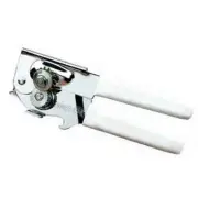 SWING-A-WAY 407WH Portable Manual Steel Can Opener with Bottle Opener White