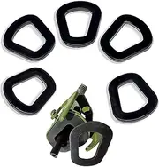 5 PCS Automobile Oil Drum Sealing Gasket, 20 Liter NATO Jerry Can Spout Replacement Parts, Rugged Elastomeric Gasket Fuel-Cleaning Seals, Universal for Most Cars (Black)