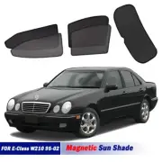 Magnetic Sun Shades For Benz E-Class sedan W210 95-02 Front Windows Sun Blind