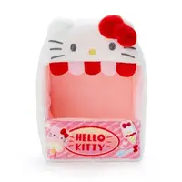 在飛比找PChome24h購物優惠-小禮堂 Hello Kitty 造型絨毛玩偶收納盒 玩偶展示