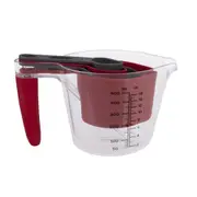 5pc Appetito Kitchen Food Cooking/Baking Flour/Sugar Multi-Measure Jug/Cup Set