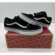 VANS MEN'S OLD SKOOL SHOES BLACK/WHITE SIZE 12 NIB #07S