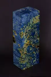 MAPLE BURL IN SKY BLUE AND ALBINO