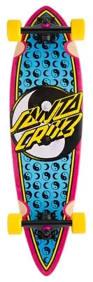 Santa Cruz Yin Yang Dot Pintail Cruzer Complete Skateboard 9.2 x 33