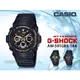 CASIO時計屋 卡西歐手錶專賣店 G-SHOCK AW-591GBX-1A4 經典街頭時尚 雙顯男錶 樹脂錶帶 黑X玫瑰金 防水200米 世界時間