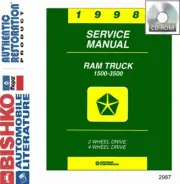 1998 Dodge Truck OEM Service Manual on CD-ROM