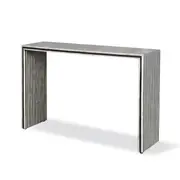 Emporium Bone Inlay Console in Stripe Black