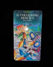 WH Smith Artist Coloring Pencils Blendable set of 10 in a Tin Box
