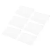 Microfiber Cleaning Cloth 7" x 6" Soft for Camera Lens Eyeglasses White 20pcs