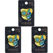 3x Geek Culture Science Enamel Pin BTN Badge/Brooch Patch Jewellery Microscope