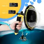 TELESIN GOPRO 適用於 GOPRO HERO 5/HERO 6 的帶浮動手柄 潛水鏡 防水 拍攝