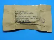 Genuine Vintage Elgin Military Watch Pallet Fork Assembly Parts 1952 NIP USA