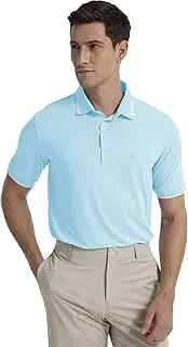[Pro X Gear] Men's Premium Golf Polo – Silky Tech Nylon, Cooling, UV-Resistant, Quick-Dry Athletic Shirt for Golf, Tennis, and Casual Wear