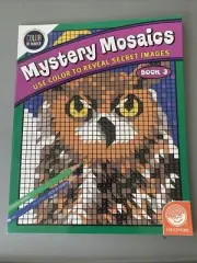 MindWare Color by Number Mystery Mosaics Book 3 Art New