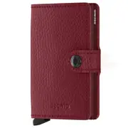 Secrid Miniwallet Compact RFID Wallet - Veg Tanned Rosso Bordeaux